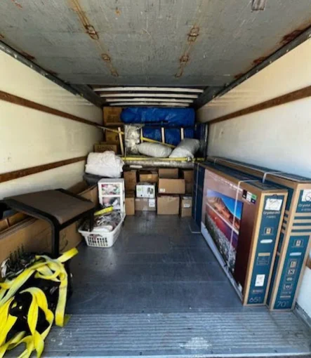 Carefully stacked load, secured for transport — professional moving and packing services in South Hill, Virginia